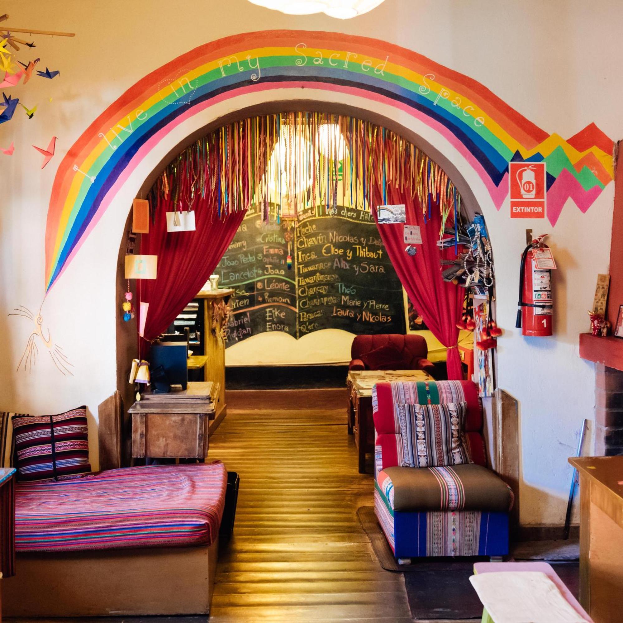 Backpacker La Bo'M Hotel Cuzco Buitenkant foto